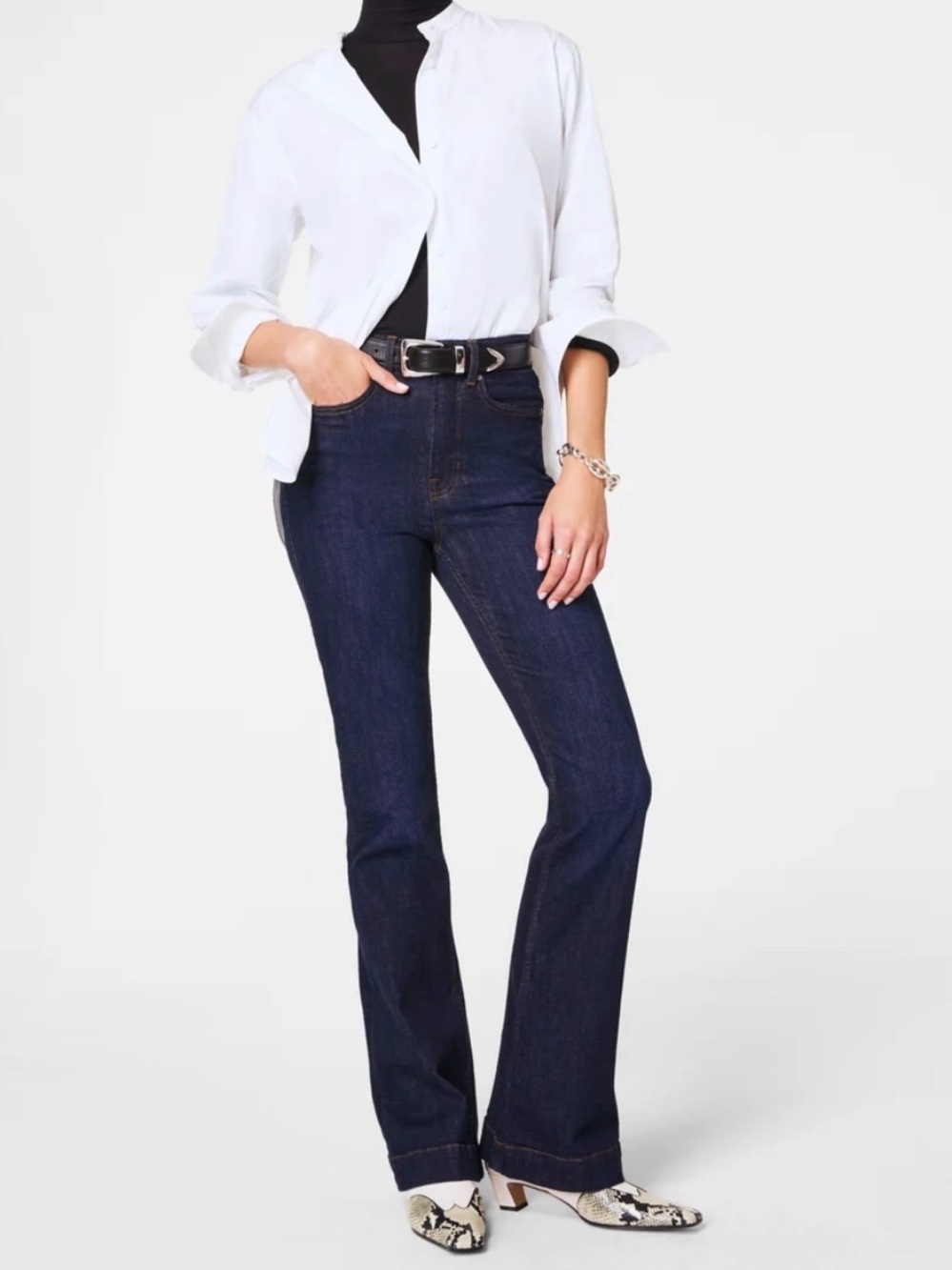Spanx sculpt flare Dark Blue Women's Jeans